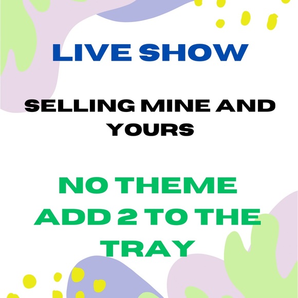 LIVE SHOW NOTIFICATION!!!!  Please like this flyer to be notified when I go live - Picture 3 of 15